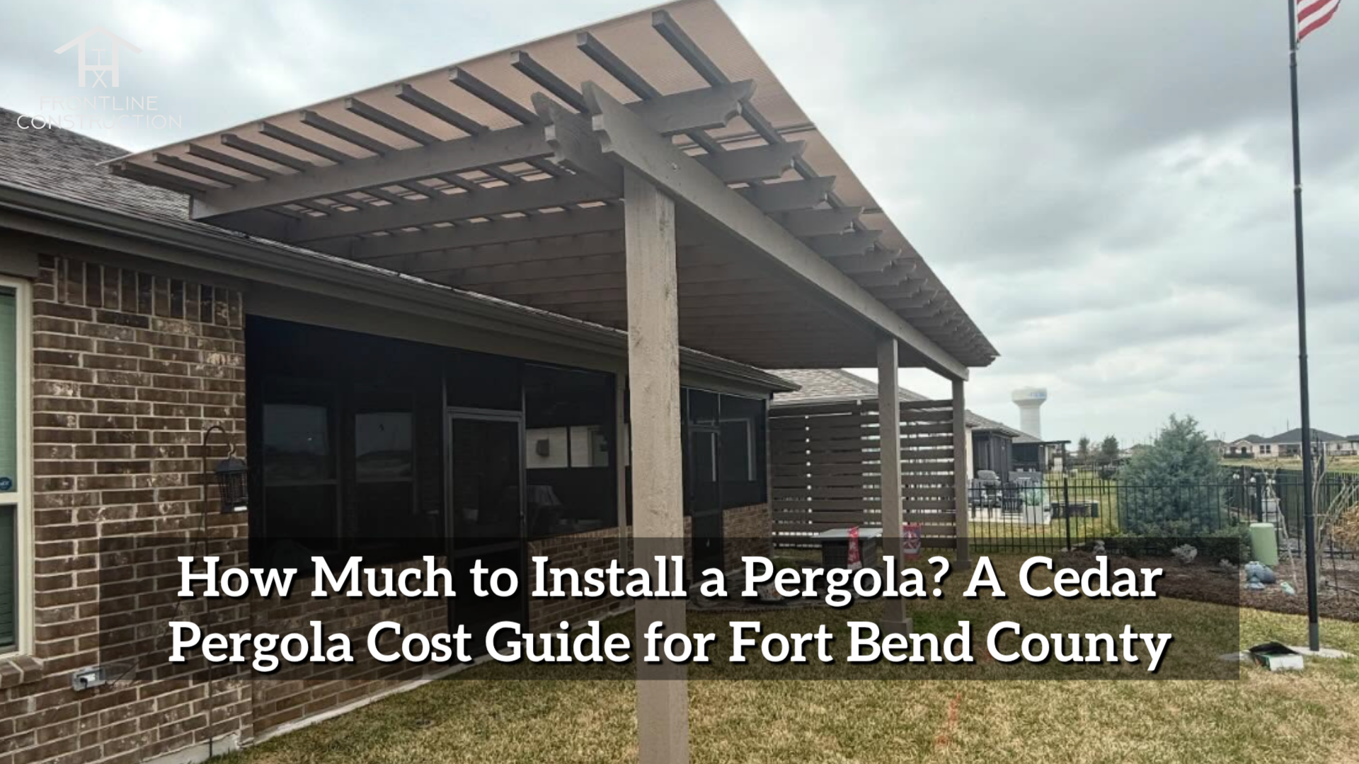 how much to install a pergola