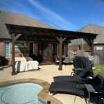 cedar pergola in Cypress TX